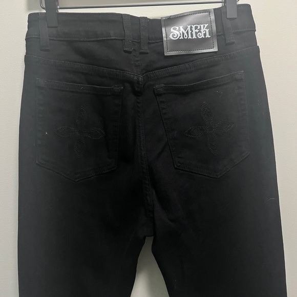 SMFK mermaid flare black jeans M - Picture 3 of 5